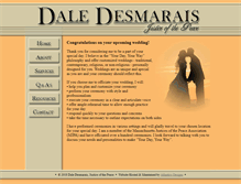 Tablet Screenshot of daledesmarais.com